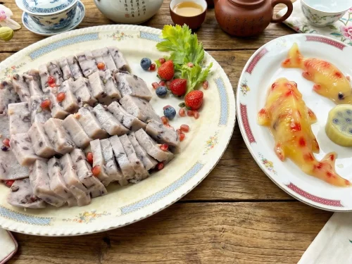 紅豆糕鳳梨布丁